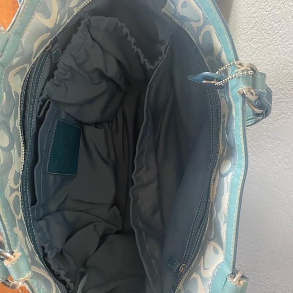 Coach Diaper Bag in Blue - Picture 5 of 9